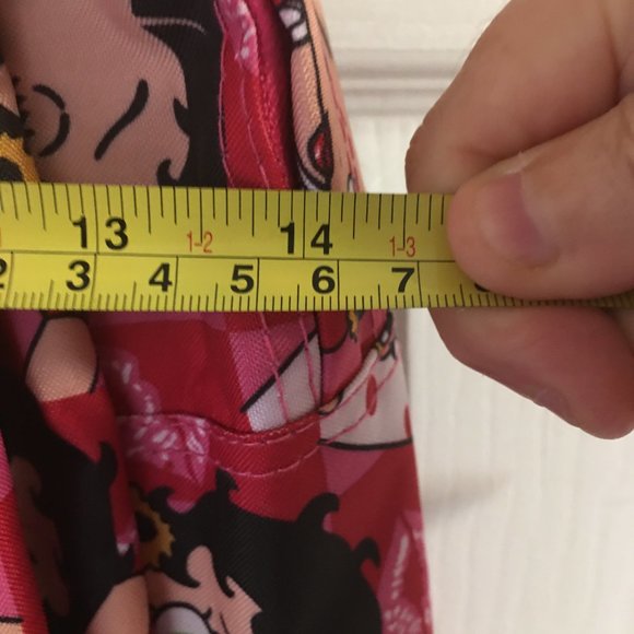 Betty Boop Brand New Pink Red Large Backpack Price is FIRM  14x15  BB1 - Picture 5 of 6